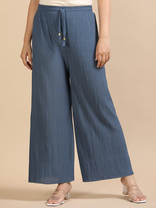 1 Popcorn palazzo pant