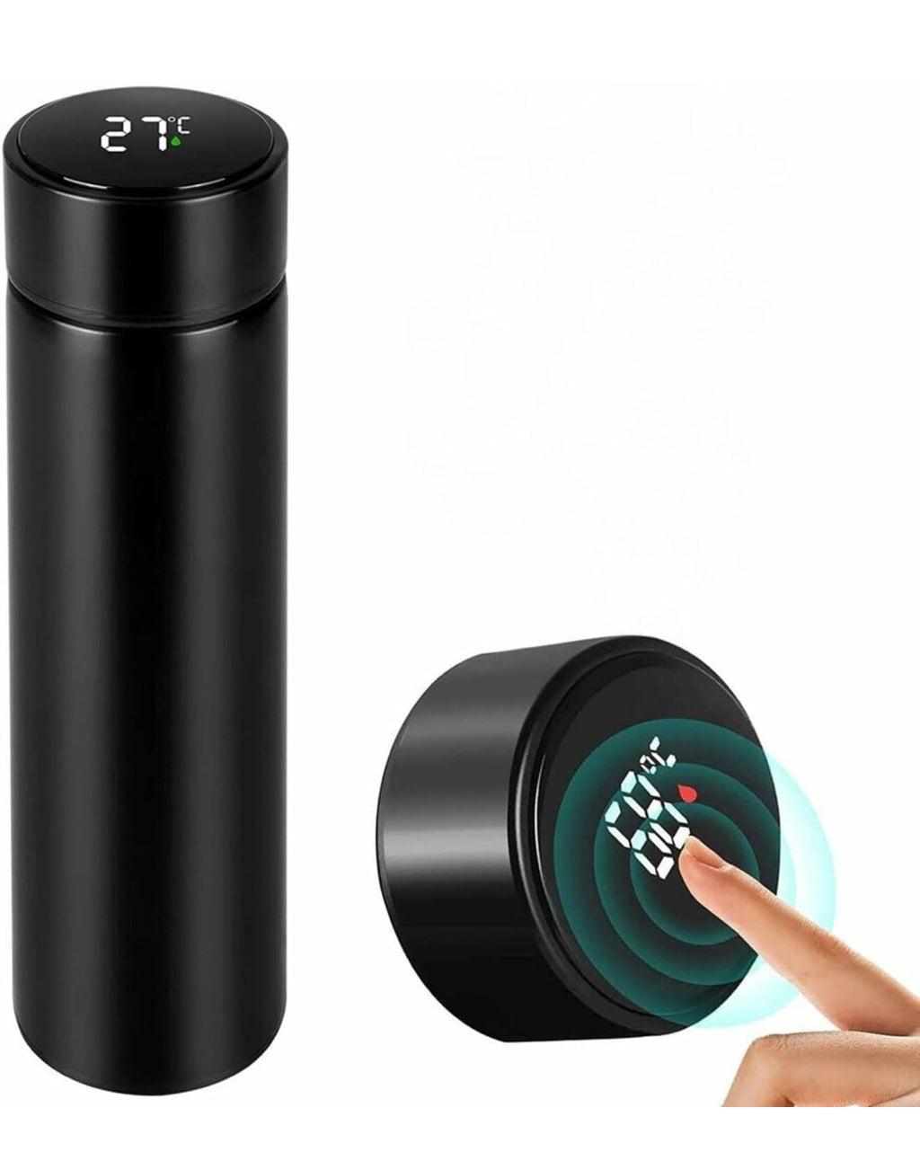 Smart Water Bottle with LED Temperature Display Bottle