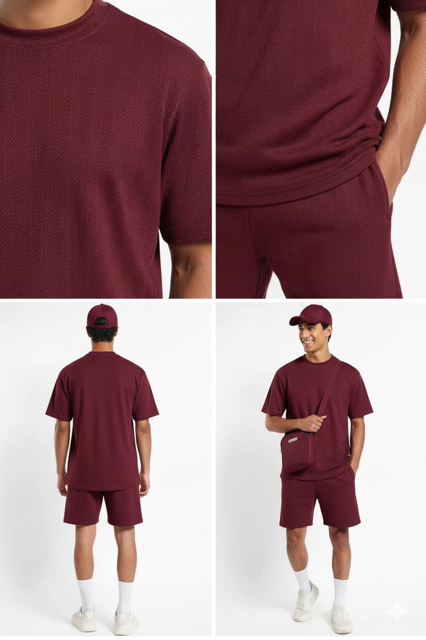 3 Sets Oversized Klaeinn  Co-ord Set