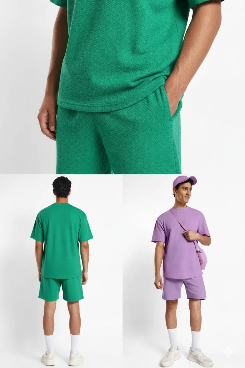 3 Sets Oversized Klaeinn  Co-ord Set