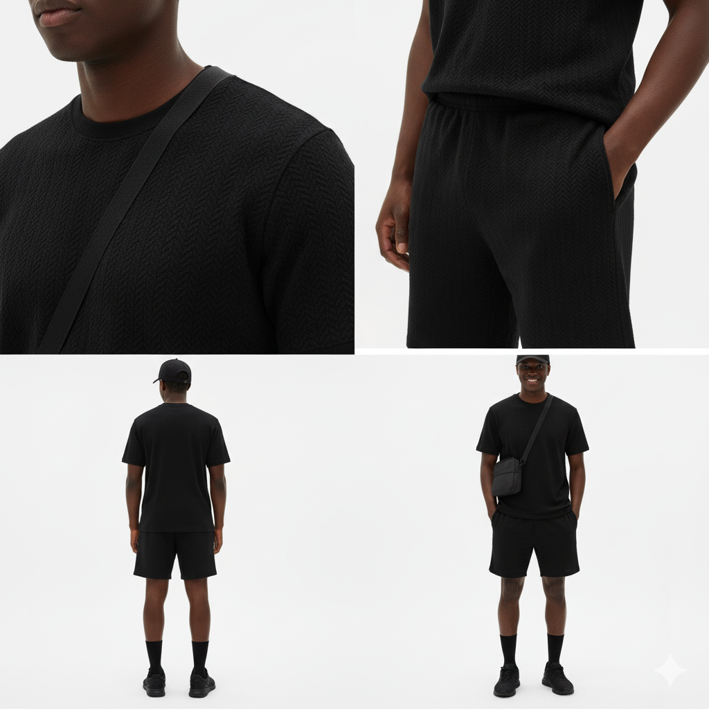 3 Sets Oversized Klaeinn  Co-ord Set