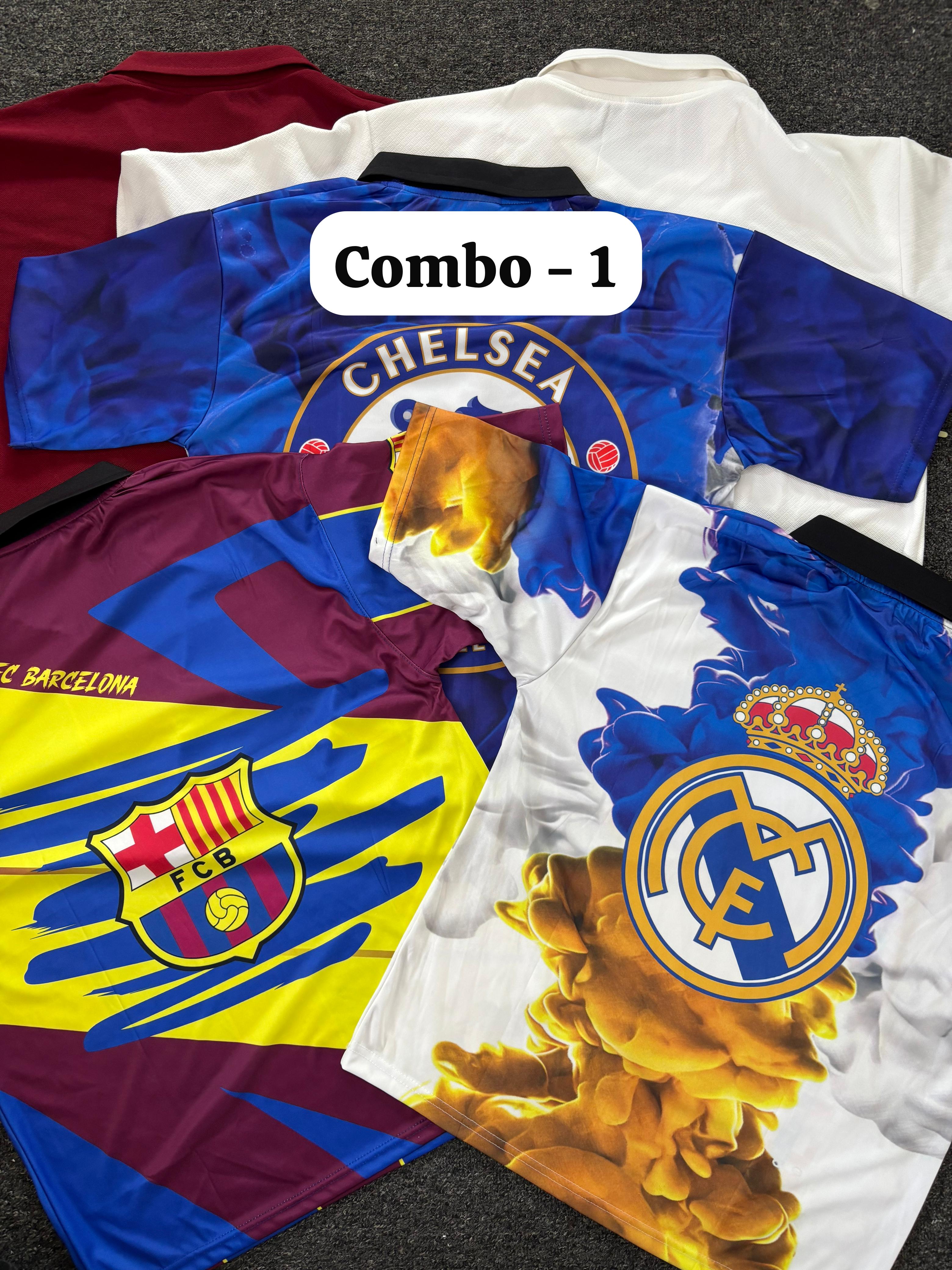 5 Drop Shoulder Combo Offer Football jersey (