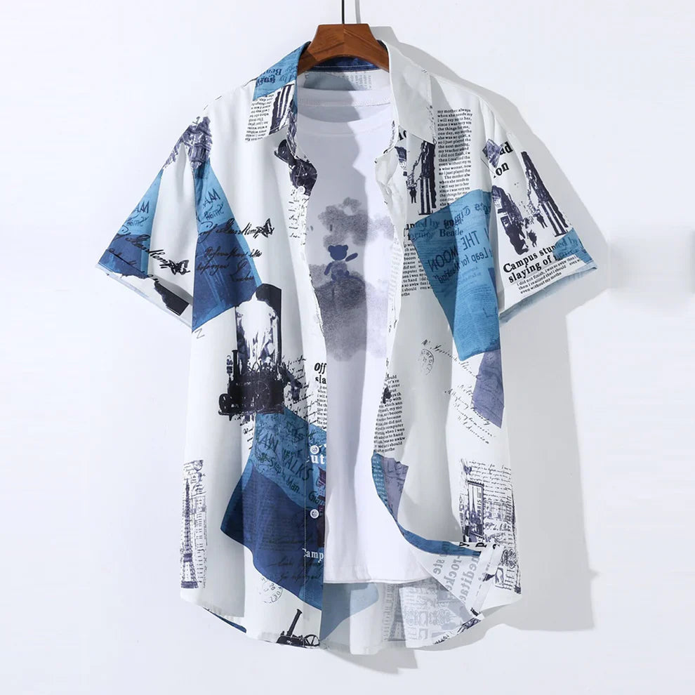 5 Men's Rayon Shirt - Summer Button Down Shirts | Half Sleeve Printed |Formal |Casual Stylish (Available in Plus Size and Combo Pack of 5)