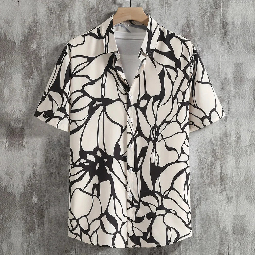 5 Men's Rayon Shirt - Summer Button Down Shirts | Half Sleeve Printed |Formal |Casual Stylish (Available in Plus Size and Combo Pack of 5)