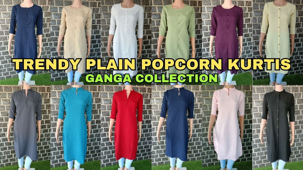 Pop corn Kurties combo of 8