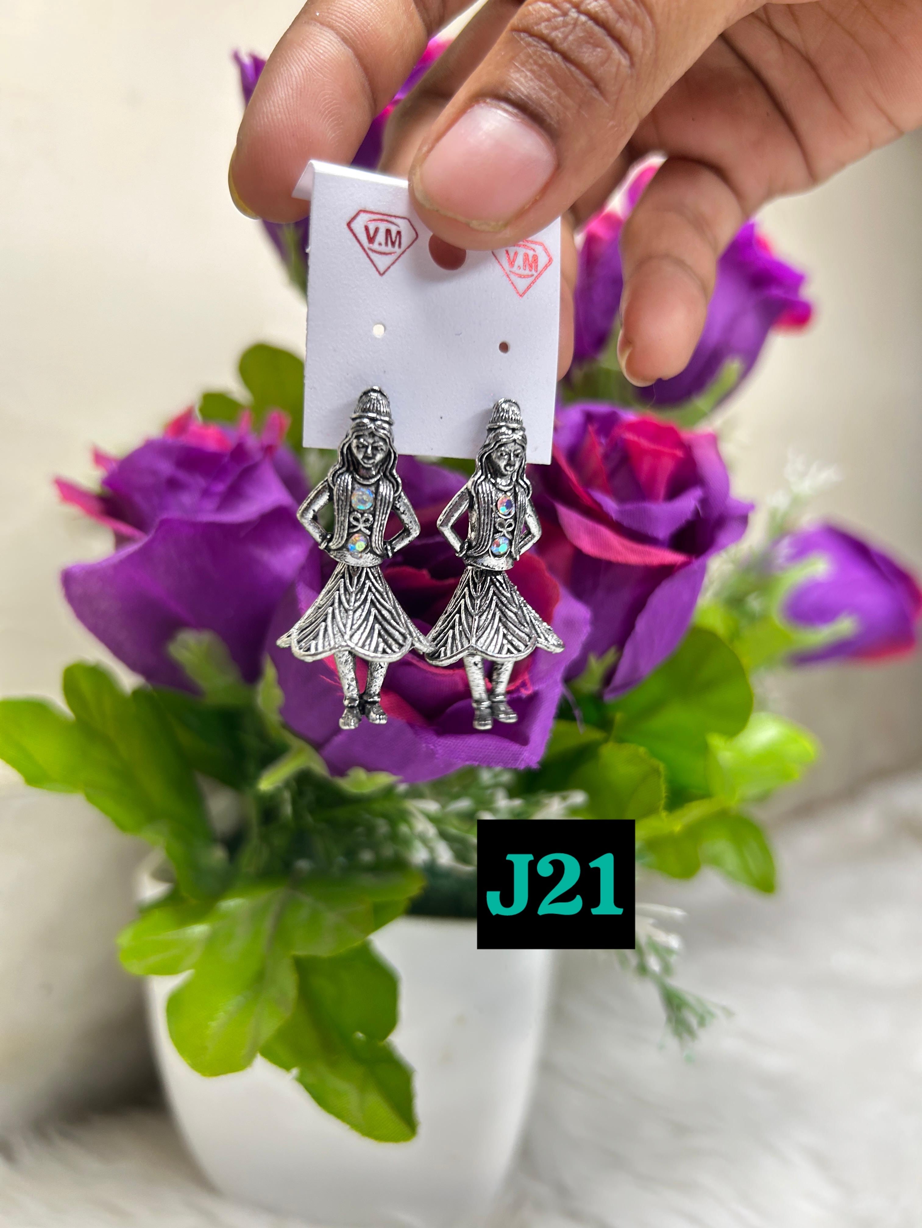 Shahi Combo of 15 Designer Jhumkas