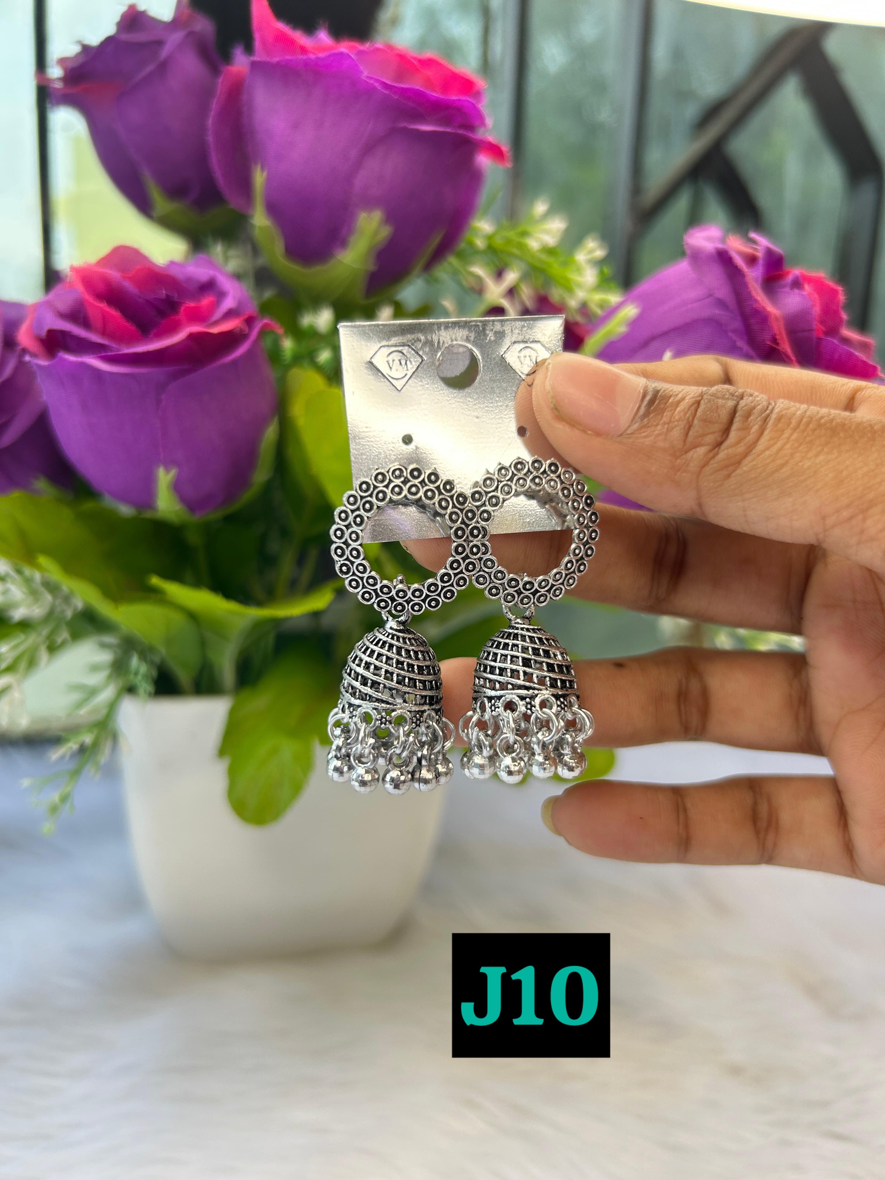 Shahi Combo of 15 Designer Jhumkas