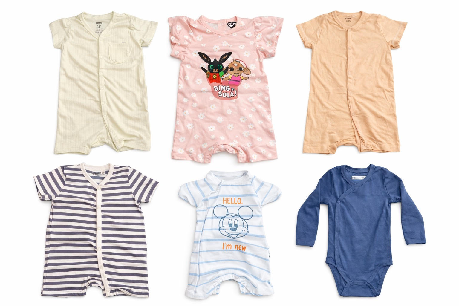 3 Rompers ( Random designs )